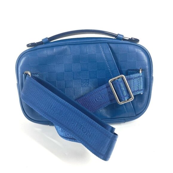 LOUIS VUITTON N41354 Damier Infini Ambreil Shoulder Bag Cross body bag blue - Picture 1 of 14